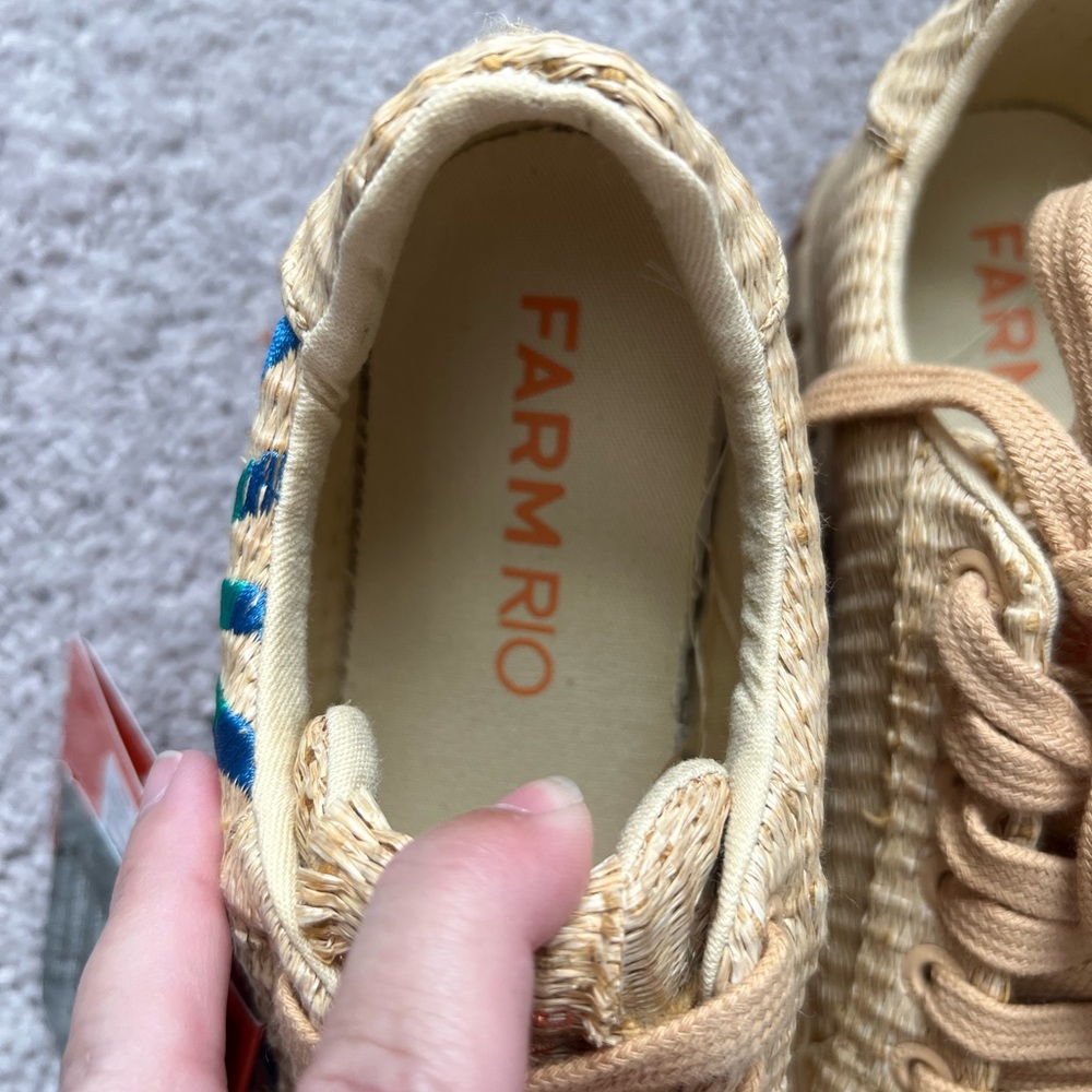 NWT Farm Rio Colorful Woven Women's Sneakers 6 - Picture 9 of 9